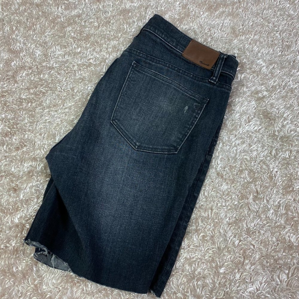 Madewell High Riser Skinny Cut Off‎ Jean Shorts - Picture 2 of 9